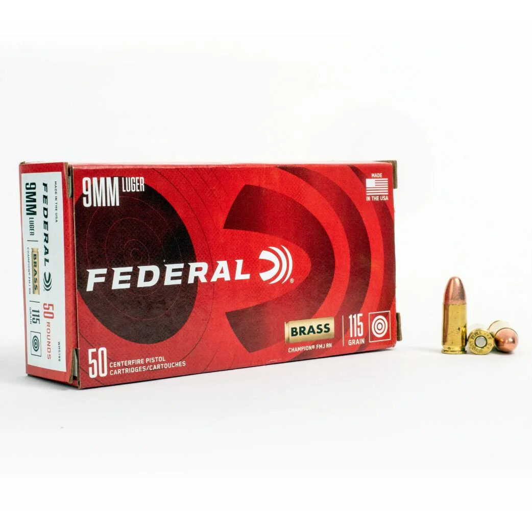 Federal Champion 9mm 115gr FMJ